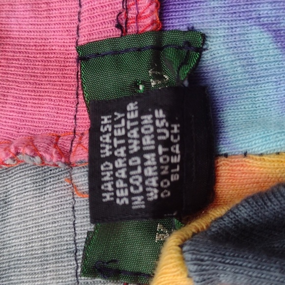 Kathmandu Imports Colorful Patchwork Zipped Hoodie S - Picture 8 of 8